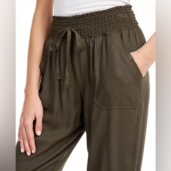 Rewash Cropped Ruched Jogger Soft Pants New Size Small - Picture 4 of 13